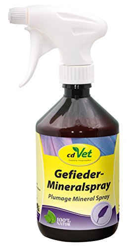 GefiederMineralspray für Vögel | mit Aloe Vera und Teebaumöl 500ml von cdVet