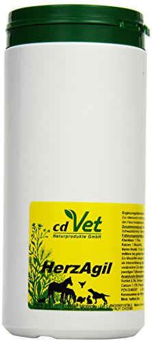 cdVet Naturprodukte HerzAgil 600 g - Hund, Katze, Heimtiere - Ergänzungsfuttermittel - Unterstützung der Herzfunktion - allgemeine Vitalitätsförderung - Unterstützung des Herz-Kreislaufsystems - von cdVet