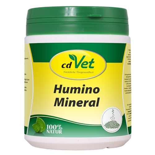 cdVet Naturprodukte HuminoMineral 500 g - Hund, Katze - Mineralergänzungsfuttermittel - Magen-Darm Regulation - Vitamin + Mineralstoffgeber - hoher Zink + Magnesiumgehalt - Zellschutz - Gesundheit - von cdVet