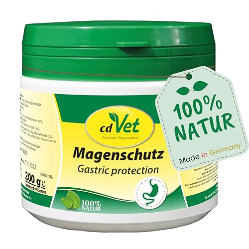 cdVet Magenschutz 200g - Pulver zur Förderung der Gesundheit von Magen und Darm für Hunde und Katzen von cdVet