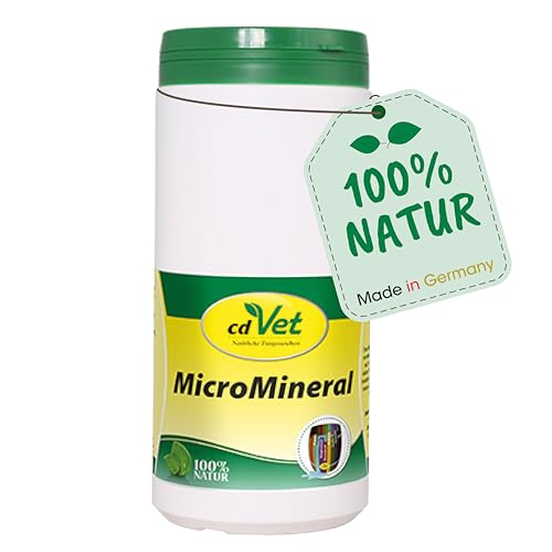 cdVet MicroMineral Hund & Katze 1000g - Nahrungsergänzung für Haustiere mit Mineralstoffen und Spurenelementen wie Magnesium und Calcium sowie Vitaminen von cdVet