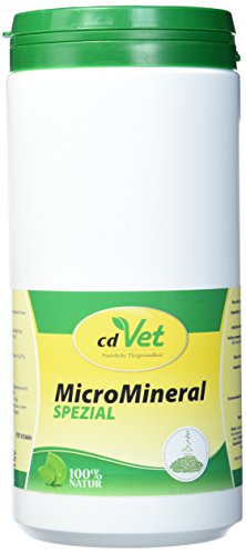 cdVet Naturprodukte MicroMineral Spezial 1 kg - Hund, Katze, Pferd - Vitamin- Mineralstoff- und Spurenelementgeber - Magen-Darm Regulation - Eisenquelle - Zellschutz - Muskelaufbau - Vitalität - von cdVet