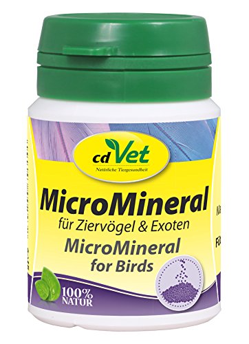 MicroMineral für Ziervögel & Exoten 25g | mit rein natürlichen Zutaten von cdVet