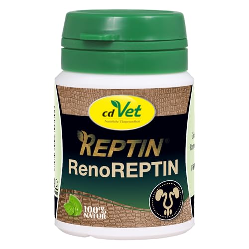 cdVet Naturprodukte RenoREPTIN 12,5 g - Reptilien - unterstützen die körpereigenen Abwehr- und Heilungsmechanismen - Harnwegsproblemen - Nieren- und Harnwege - natürliche Nahrungsergänzung - von cdVet