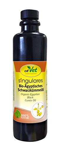 cdVet Naturprodukte Singulares Bio-Ägyptisches Schwarzkümmelöl 200ml von cdVet