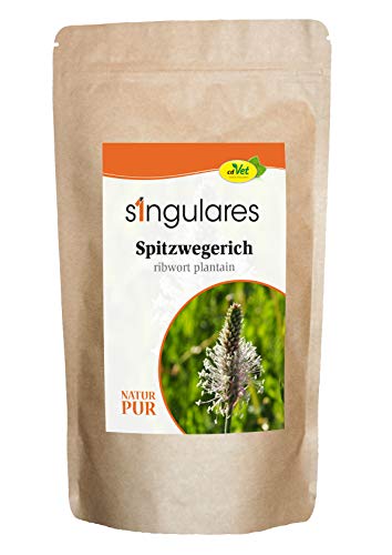 Singulares Spitzwegerich 90 g | für eine naturnahe Fütterung von Tieren von cdVet