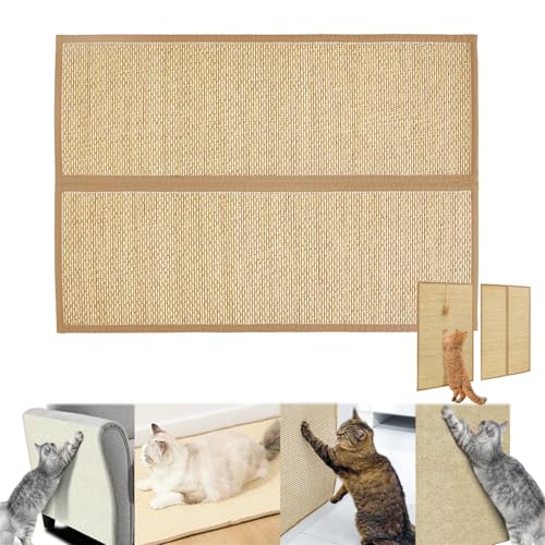 Sisalmatte Kratzwand Für Katzen, Kratzmatte Selbstklebend, Kratzwand Für Katzen, Sisal Teppich Katzen Katzenkratzschutz Für Couch Möbel Tür Wand Katzenkratzbretter (#B) von champracer