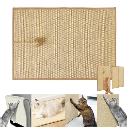 Sisalmatte Kratzwand Für Katzen, Kratzmatte Selbstklebend, Kratzwand Für Katzen, Sisal Teppich Katzen Katzenkratzschutz Für Couch Möbel Tür Wand Katzenkratzbretter (#C) von champracer