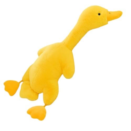 champracer Ente Kuscheltier Ente Plüschtier Gans Plüschtiere Gemütliches Schmusetier Plüsch Ente Ente Stofftier Gut zum Spielen und Kuscheln Geschenk für Kinder (35cm,Gelb) von champracer