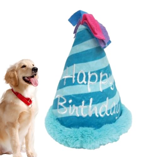 chato Hunde-Geburtstags-Kauspielzeug,Hunde-Geburtstagskuchen-Spielzeug, Plüsch-Kuchen-Hundespielzeug, Plüsch-Hundespielzeug, kreative Geburtstagsgeschenke für Hunde, waschbares, langlebiges von chato