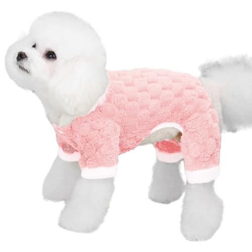 chato Warmer Hundemantel, kleine Kleidung, Winter-Hundepullover, weich, dick gepolstert, warmer Mantel, Haustierpullover für mittelgroße Hunde und Haustiere von chato