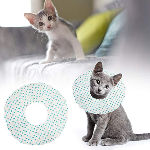 Anti-Bite Pet Cover, Anti-Bite Anti-Bite Pet Collar, verstellbarer Hundehals für Pet Cat Pet Collar Cover Collar Cover(volcanic, S) von chengong