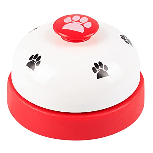 Hundekartoffelspielzeug Pet Training Bell Pet Töpfchen Glocke Hund Welpe Katze Kommunikationsgerät Schreibtisch Welpe Kauspielzeug Zahnende Kleine Katze (White, One Size) von chiphop