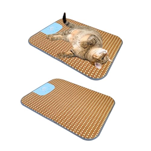 chuyouan 2 x Kühlmatte für Katzen (mittel) von chuyouan