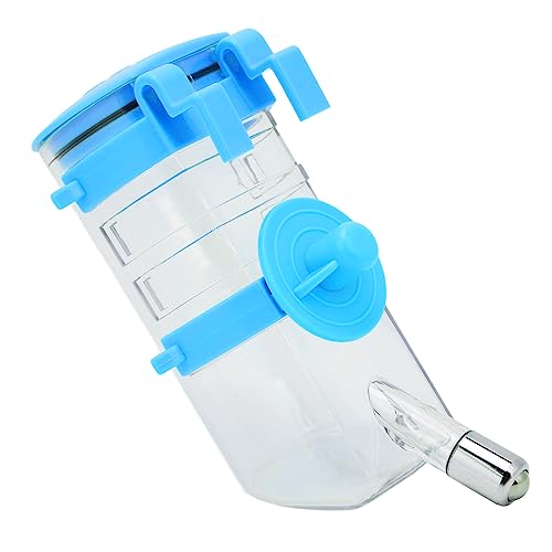 Hängender Wasserflaschenspender, 350 Ml, Hundewasser-Hängeflaschenspender, Verstellbar, 4 Gänge, Haustier-Wasserspender, Trinkwasser, Futterkäfig, Wasserflasche für Hunde von ciciglow