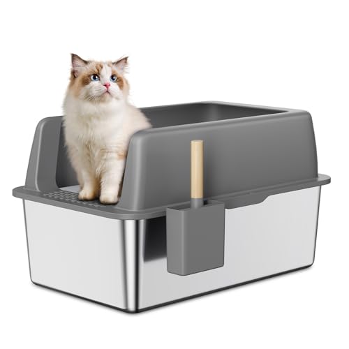 Katzentoilette Edelstahl XL von cocoduck