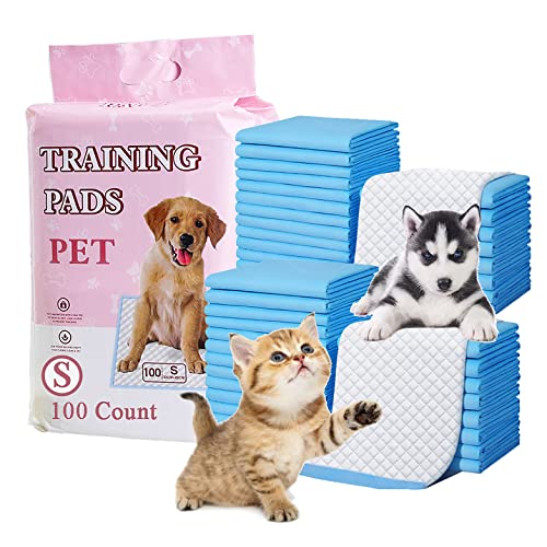 Hundetrainingspad, Pet Pee Pads Puppy Cat Potty Pads Leak-Proof Quick Dry Disposable Super Absorbent,Pet Pads, Kinder, Adults, Elderly - Liquid, Urin, Accidents (S) (13.1x13.2.5 cm /100 Anzahl) von coldpa