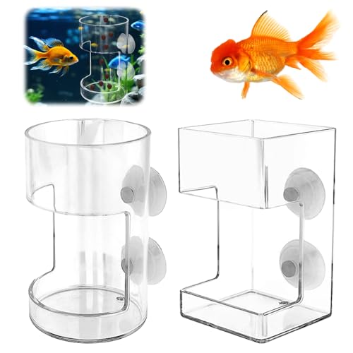 Aquarium Futterrohr, 2025 Neu No Mess Aquarium Feeder, Garnelen-Futterrohr Shrimp Feeder Tube Saugnapf Betta Feeder Futterspender Garnelen Futterrohr Und Schüssel Set für Aquarium (2PC) von comepew