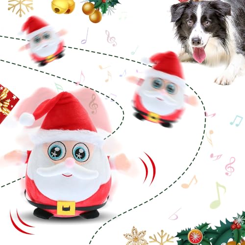 comepew Interaktives Hundespielzeug, 2025 Neu Active Moving Pet Plush Toy, Bewegendes Hundespielzeug Ball Bissfest Aktives Bewegendes Haustier Plüschspielzeug Elektrisch für Haustier Ball (Wmann) von comepew