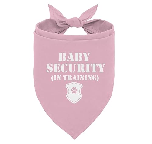 Baby Security Hundehalstuch, Hund Schwangerschaft Ankündigung, Hundeschal, Hundehalstuch für Kleine Mittlere Große Hunde, Rosa Hundehalstuch, Hund Baby Ankündigung, Geschenk für Hundeliebhaber (A4) von corner wind