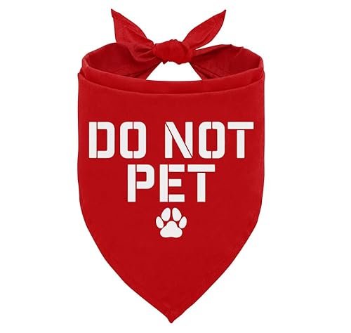 Do Not Pet Hundehalstuch, Diensthundehalstuch, Diensthund im Training, Diensthundezubehör, Nervöse Hundeweste, Do Not Touch Dog Weste, Reactive Dog, Service Dog Stuff (C48) von corner wind