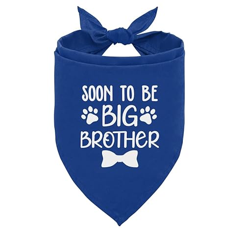 Soon to Be Big Brother Hundehalstuch, Hundehalstuch, Schwangerschaftsankündigung, Big Brother Bandana für Hund, Big Brother Hunde-Shirt, Hundehalstuch für kleine mittelgroße Hunde, Hundeschal (B10) von corner wind