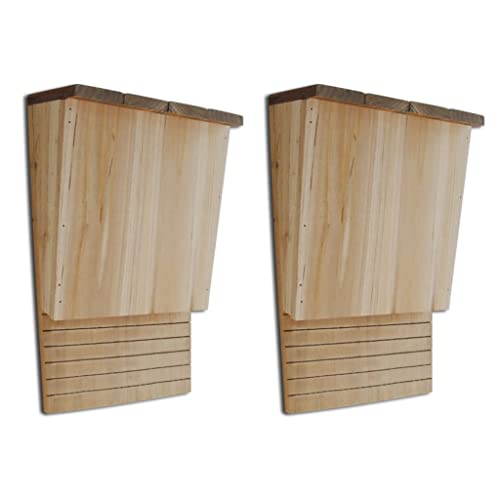 Fledermaushaus 22x12x34cm 2er Set von csderty