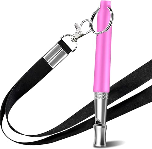 cutecool Eine Hundepfeife mit einstellbarer Tonhöhe, die verwendet wird, um das Bellen zu stoppen und zu erinnern.Training - Professionell.Hundetraining mit kostenlosem schwarzem Gurt und Lanyard von cutecool