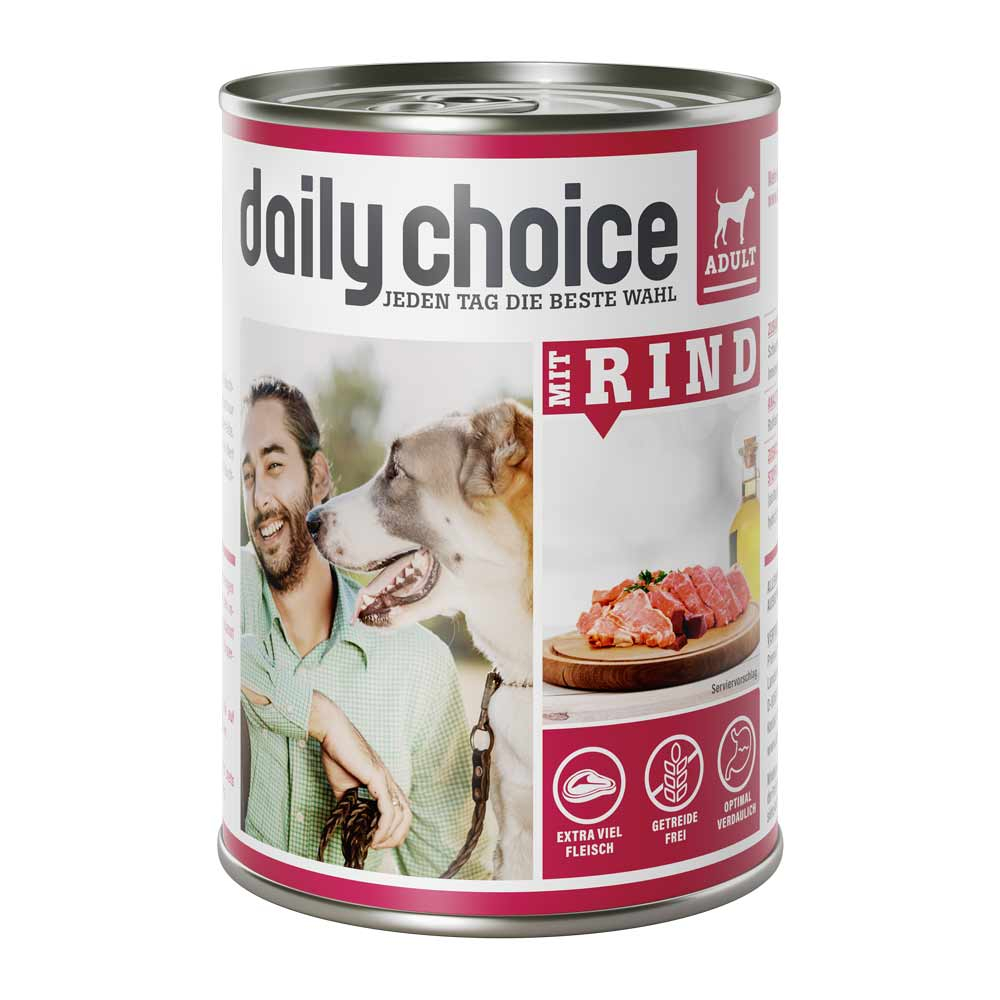 daily choice | mit Rind | 12 x 400 g von daily choice