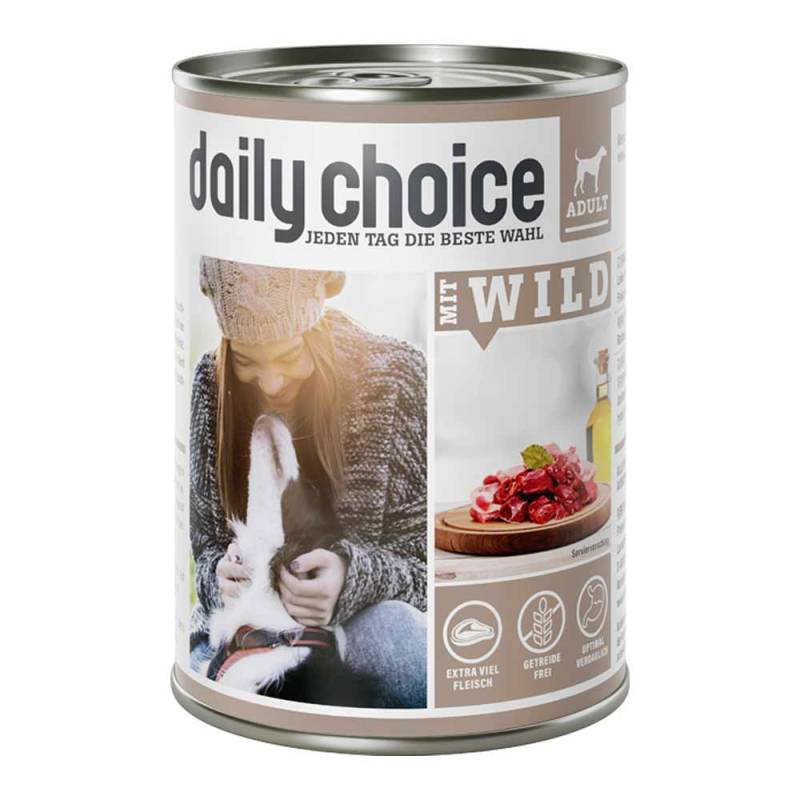 daily choice | mit Wild | 12 x 400 g von daily choice