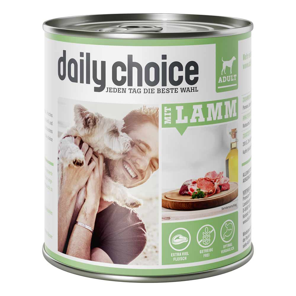 daily choice | mit Lamm | 12 x 800 g von daily choice