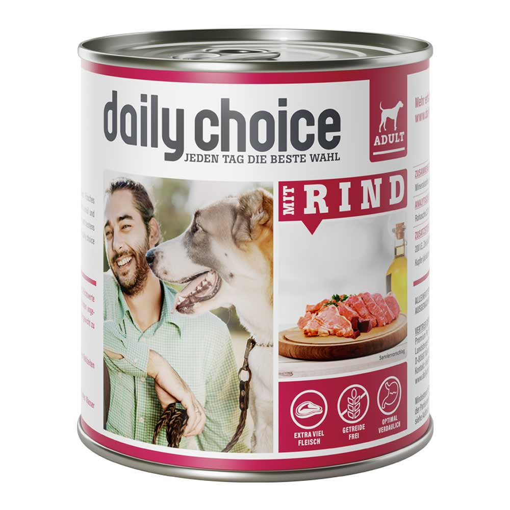 daily choice | mit Rind | 12 x 800 g von daily choice