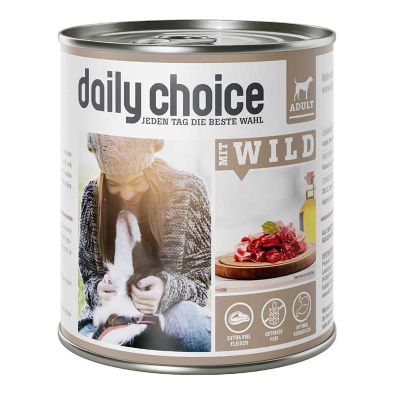 daily choice | mit Wild | 12 x 800 g von daily choice