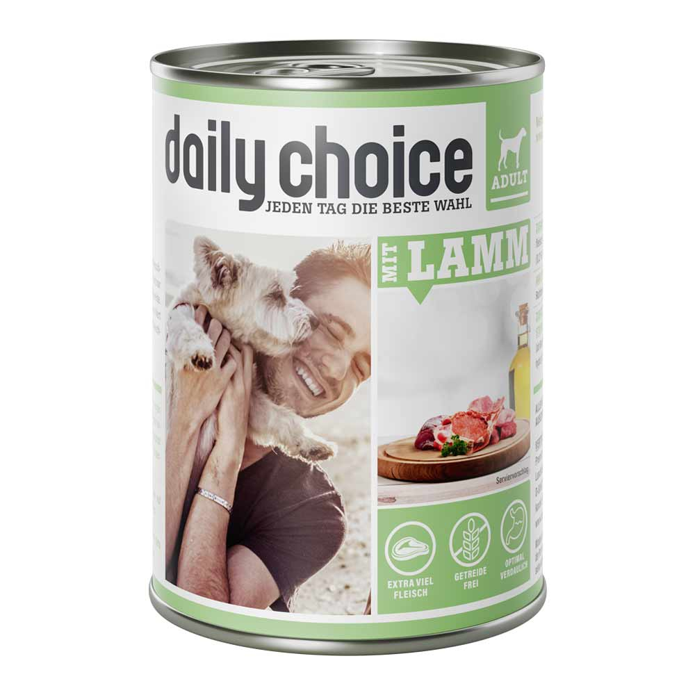 daily choice | mit Lamm | 12 x 400 g von daily choice