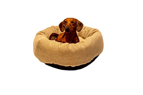 Danish Design Allsorts AB Basketweave Hundebett / Welpen, abnehmbar, Größe L, Beige von danish design pet products limited