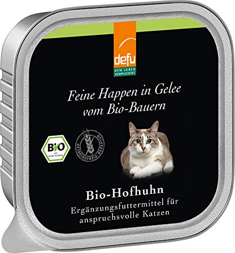 defu - Das Tierfutter vom Bio BARVA - feine Happen in Gelee Bio-Hofhuhn (6 x 100 gr) von defu - Das Tierfutter vom