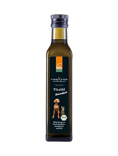 defu Futterzusatz | 6 x 250 ml | Premium Bio Vitalöl *Beerenstark* | Barf Öl | Für Hunde und Katzen jeden Alters von defu