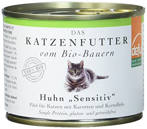 defu Katze Huhn Sensitive Pâté, 200 g (12er Pack) von defu