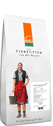 defu Nutztierfutter | 1 x 25 kg | Bio Ergänzungsfuttermittel für Schafe und Ziegen | Pelletiertes Trockenfutter von defu