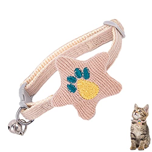 Halsbänder | Verstellbarer Hundehalsband | Langlebige Katze Kette Welpe Halskette Halsband für Katzen, Hunde, Welpen, Kätzchen Delr von delr