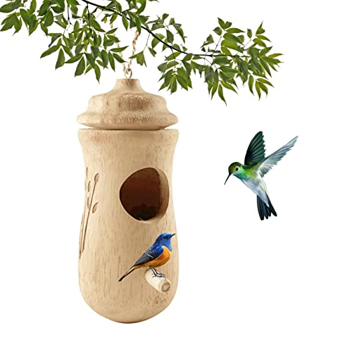 Kolibrihaus | Kolibri-Nesting House Hängen - 2023 Neue Humming Vogelhäuser für Gärten, Balkone Delr von delr