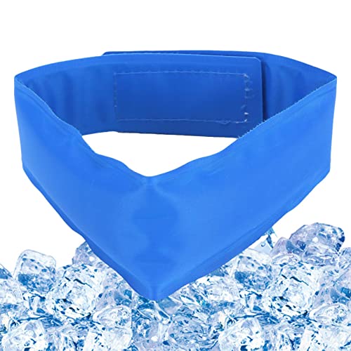 Kühlhals für Haustiere, Einstellbare Kühlbandana für Hunde, Cooling Dog Bandana Instant Ice Cooling für den Einsatz Sommer Hunde Lätzchen Schal für kleine mittelgroße große Hunde Delr von delr