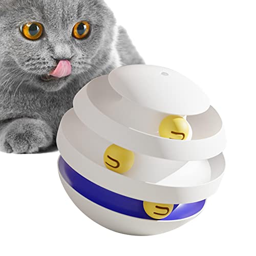 delr Katzenspielzeug, Übungsball für Katzen, multifunktionales Katzenspielzeug, Übungsspielzeug für Katzen, Katze, als Geschenk für Katzen von delr