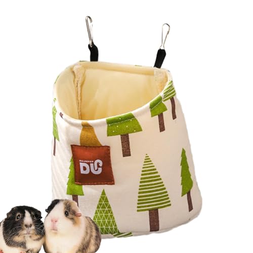 demaxiyad Hamsterkäfigbett, kleine Rennmaus, Plüschkäfig-Hängematte, Hamsterhausbett, bequemes hängbares Hamsterhausbett für Ihren Hamster oder Rennmäuse demaxiyad Hamsterkäfigbett, kleine Rennmaus, Plüschkäfig-Hängematte, Hamsterhausbett, bequemes hängbares Hamsterhausbett für Ihren Hamster oder Rennmäuse von demaxiyad