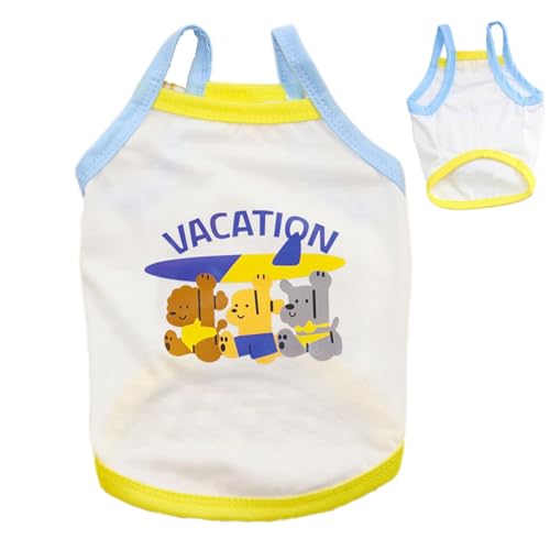 demaxiyad Hunde-Shirts – niedliches Hundekleid, Baumwolle, Frühlings-Hunde-Outfits, weich und atmungsaktiv, niedliches Hundekleid, Hundekleidung, Frühling und Sommer, dünner Rock für Hunde, Katzen demaxiyad Hunde-Shirts – niedliches Hundekleid, Baumwolle, Frühlings-Hunde-Outfits, weich und atmungsaktiv, niedliches Hundekleid, Hundekleidung, Frühling und Sommer, dünner Rock für Hunde, Katzen von demaxiyad