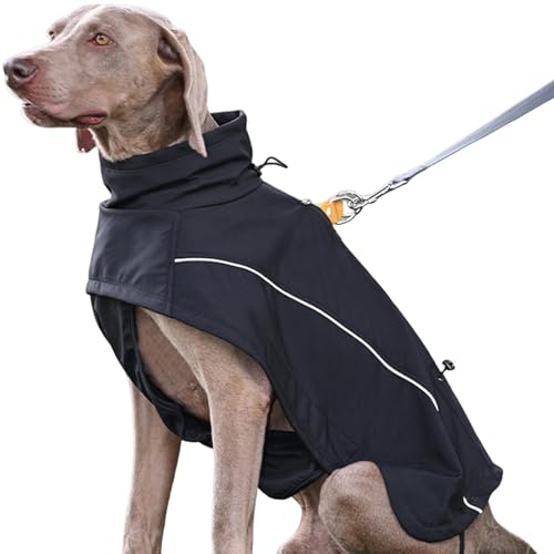 demaxiyad Hunde-Winterjacke,Hunde-Wintermantel - Hundemäntel für kaltes Wetter,Bequeme, verstellbare Hundekleidung, stilvolles, reflektierendes Haustierzubehör für den Hund, der im Winter im Freien von demaxiyad