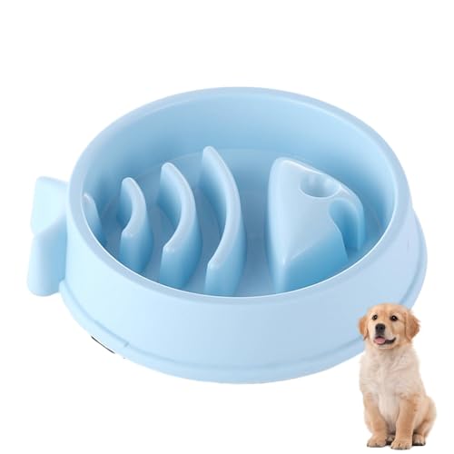 demaxiyad Hundefutter Slow Feeder,Slow Dog Feeder | Langsamer Fressnapf für Haustiere | Hunde-Puzzle-Futternapf, interaktiver Hundenapf zum langsamen Fressen für Hunde, um die Essenszeit zu verlängern von demaxiyad