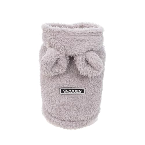 demaxiyad Warmes Sweatshirt für Hunde, weicher Katzen-Winterpullover, Hunde-Kapuzenpullover, warme Hundekleidung für Katzen, Welpen, niedliche Hasenohren, Katzenkleidung demaxiyad Warmes Sweatshirt für Hunde, weicher Katzen-Winterpullover, Hunde-Kapuzenpullover, warme Hundekleidung für Katzen, Welpen, niedliche Hasenohren, Katzenkleidung von demaxiyad