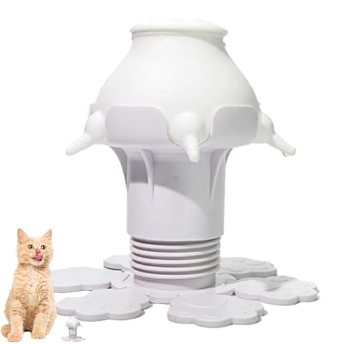 demaxiyad Welpen-Milch-Futterspender, 300 ml Still-Silikonflaschen, verstellbare Silikon-Welpen-Milch-Futterschale für Kätzchen, Katzen, demaxiyad Welpen-Milch-Futterspender, 300 ml Still-Silikonflaschen, verstellbare Silikon-Welpen-Milch-Futterschale für Kätzchen, Katzen, von demaxiyad