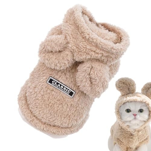 demaxiyad Winter-Hunde-Kapuzenpullover – Outdoor-Kätzchenmantel | niedlicher Hasenohr-Hunde-Kapuzenpullover, Katzen-Wintermantel, kaltes Wetter für Haustiere demaxiyad Winter-Hunde-Kapuzenpullover – Outdoor-Kätzchenmantel | niedlicher Hasenohr-Hunde-Kapuzenpullover, Katzen-Wintermantel, kaltes Wetter für Haustiere von demaxiyad